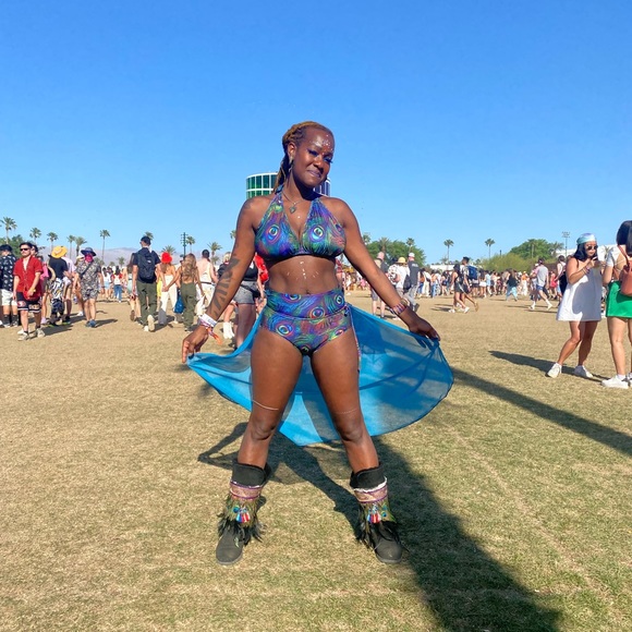 Peacock 3 piece festival set - Picture 15 of 15